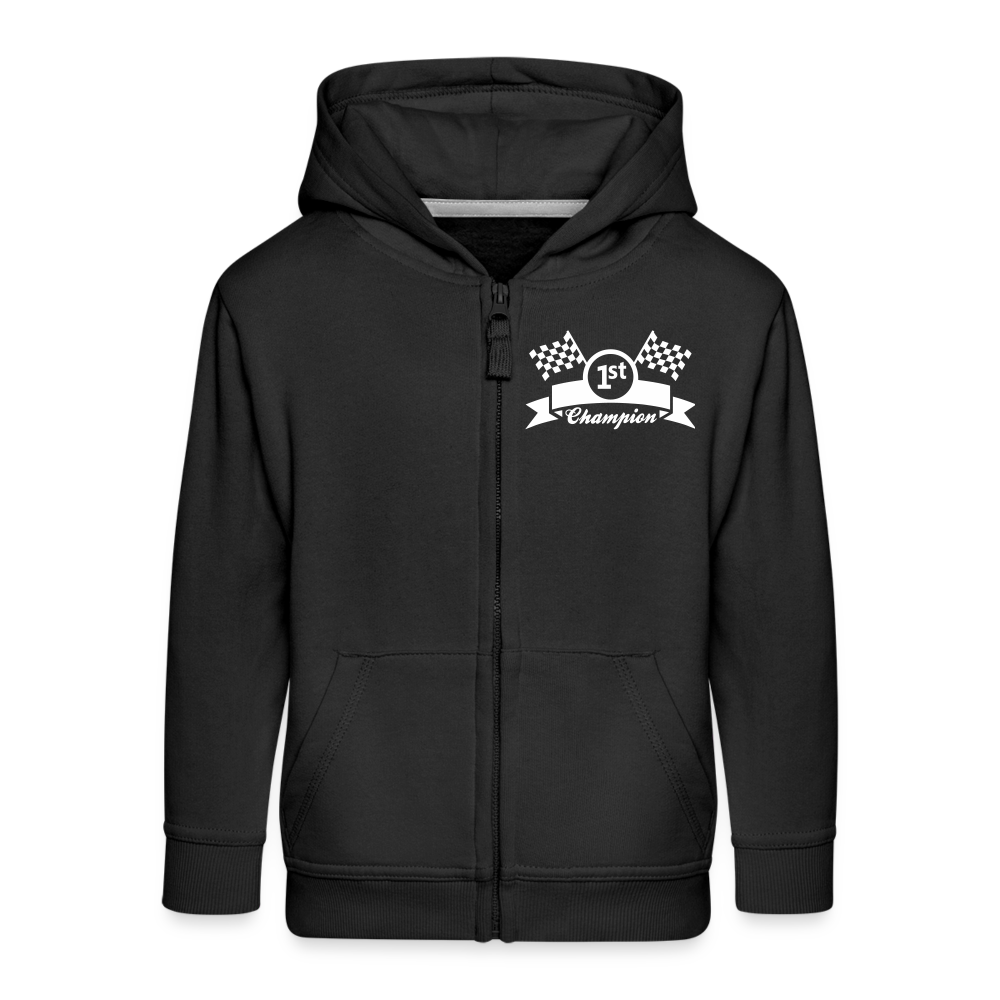 Kids' Premium Zip Hoodie - black