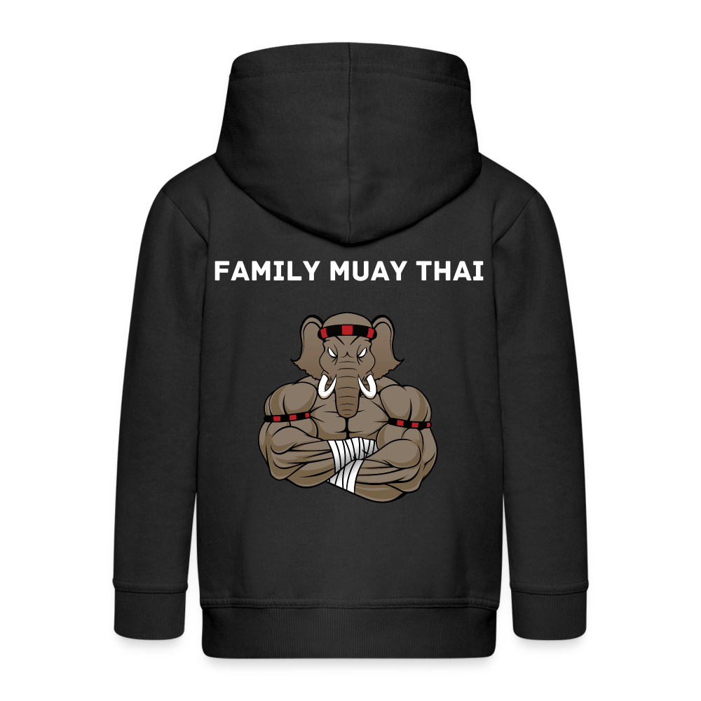 Kids' Premium Zip Hoodie - black