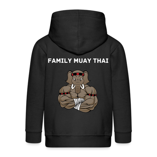 Kids' Premium Zip Hoodie - black