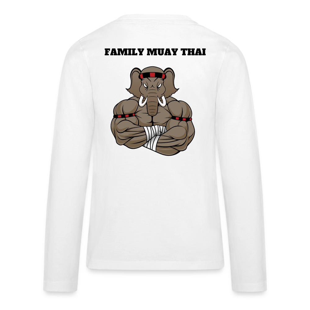 Teenagers' Premium Longsleeve Shirt - white