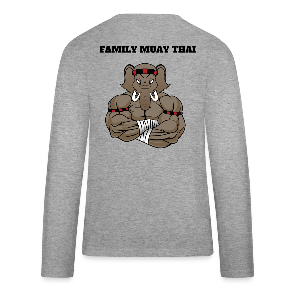 Teenagers' Premium Longsleeve Shirt - heather grey