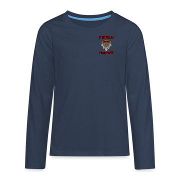 Teenagers' Premium Longsleeve Shirt - navy