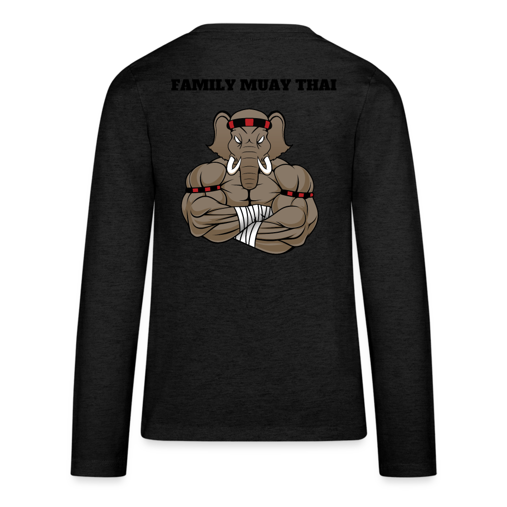 Teenagers' Premium Longsleeve Shirt - charcoal grey