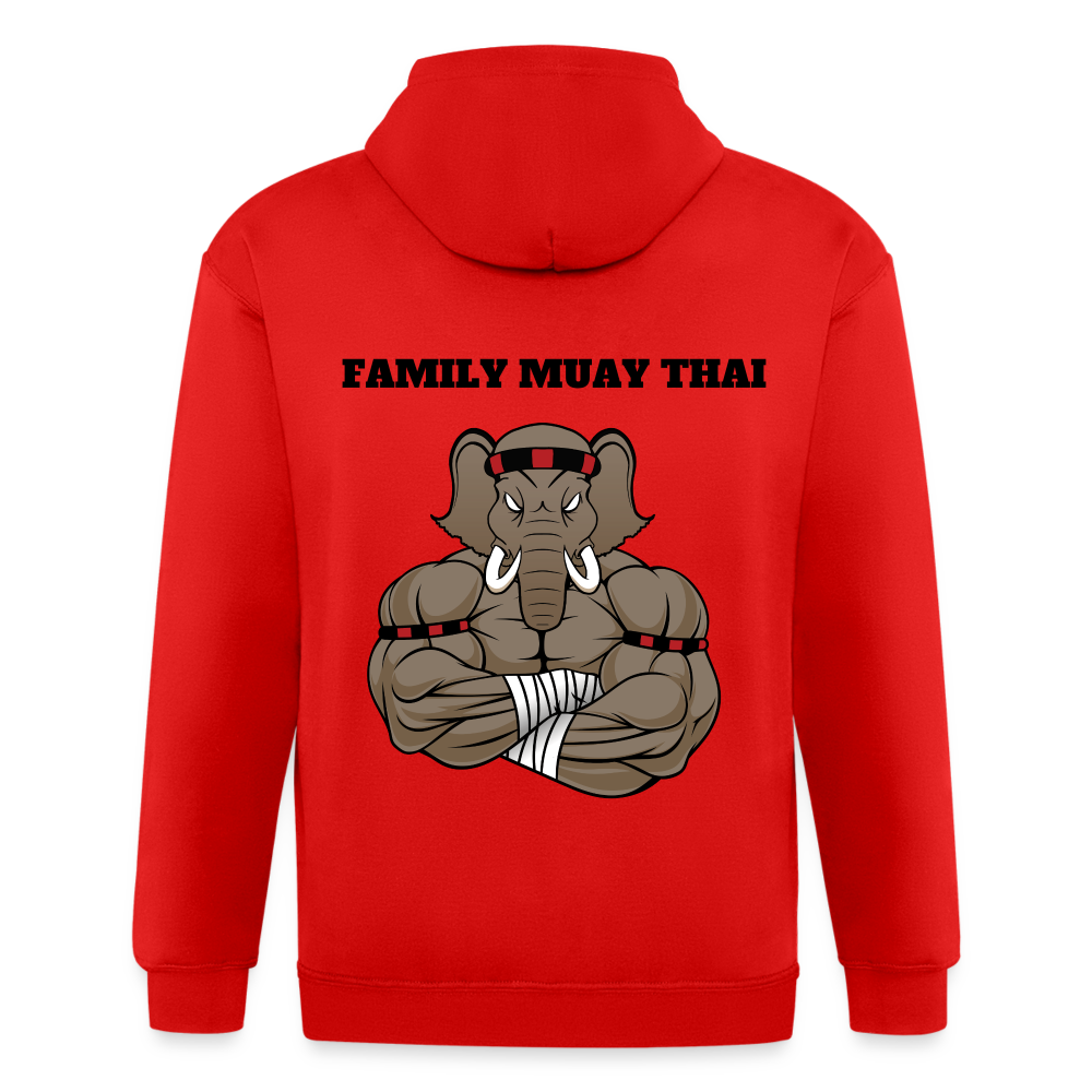 Men’s Heavyweight Hooded Jacket - red