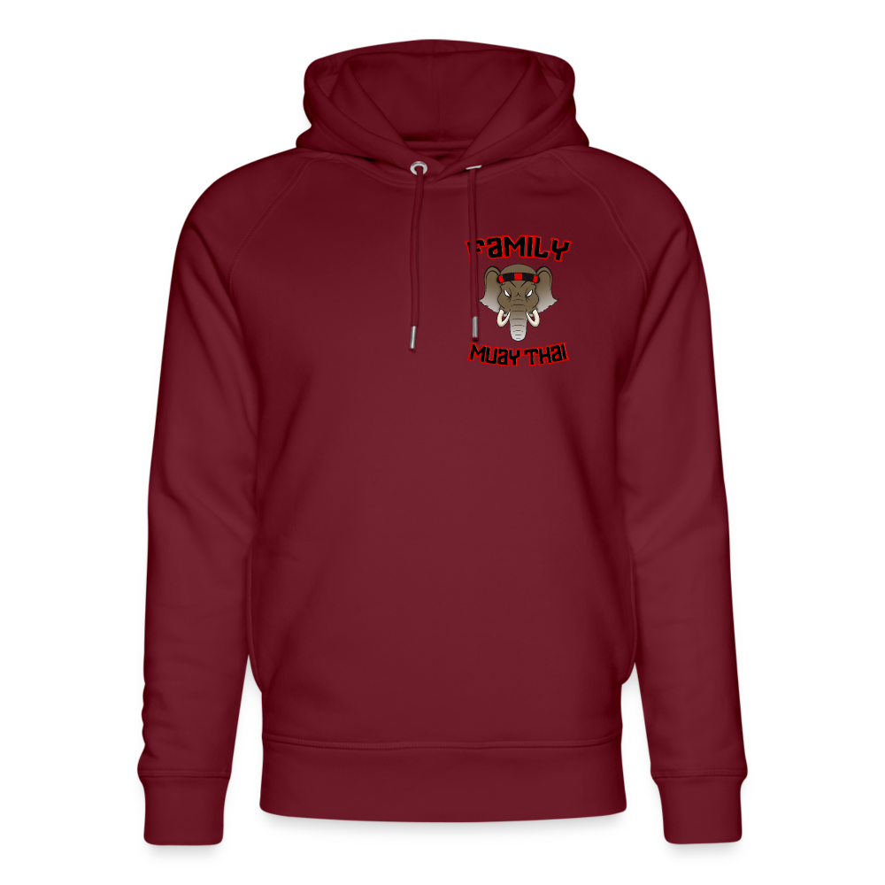 Sweat à capuche bio Stanley & Stella unisexe - bordeaux