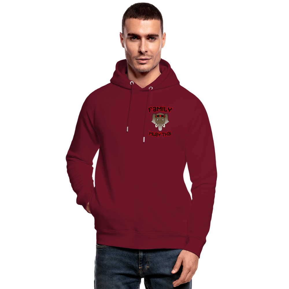 Sweat à capuche bio Stanley & Stella unisexe - bordeaux