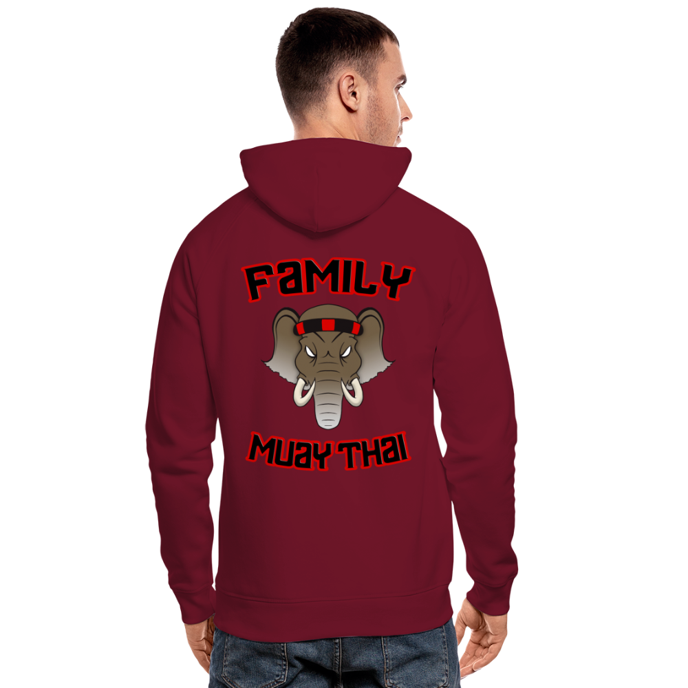 Sweat à capuche bio Stanley & Stella unisexe - bordeaux