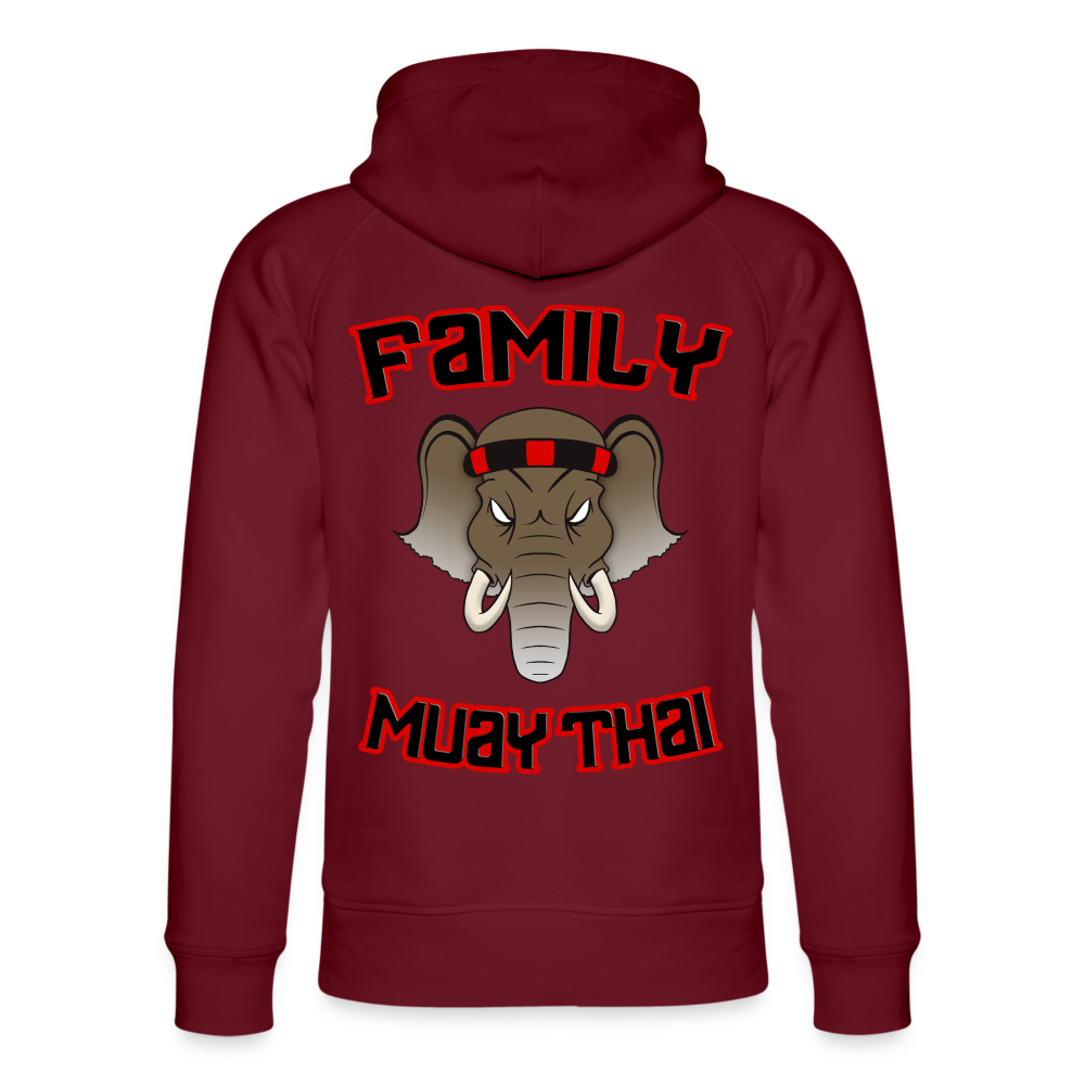 Sweat à capuche bio Stanley & Stella unisexe - bordeaux