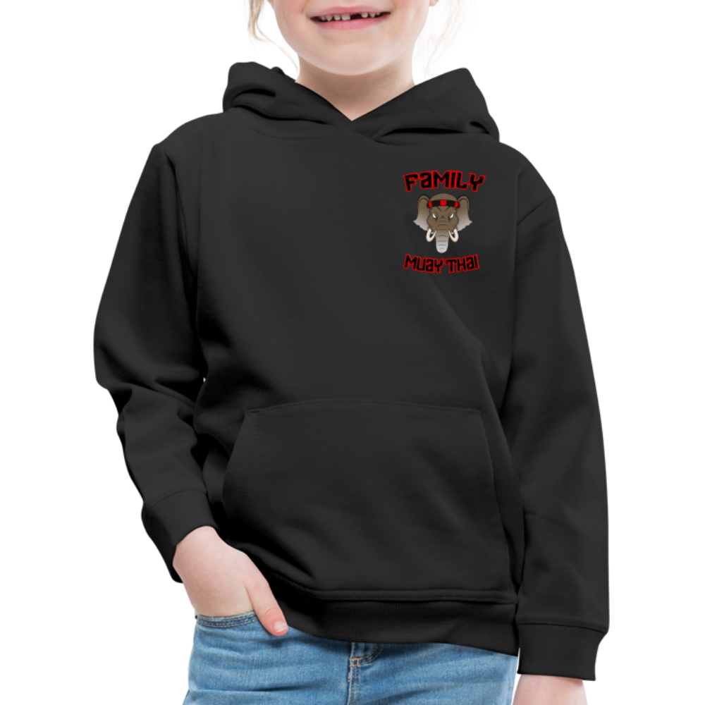 Pull à capuche Premium Enfant - noir