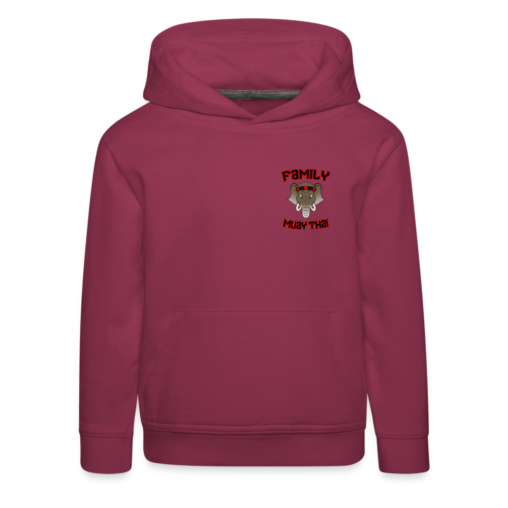 Pull à capuche Premium Enfant - bordeaux