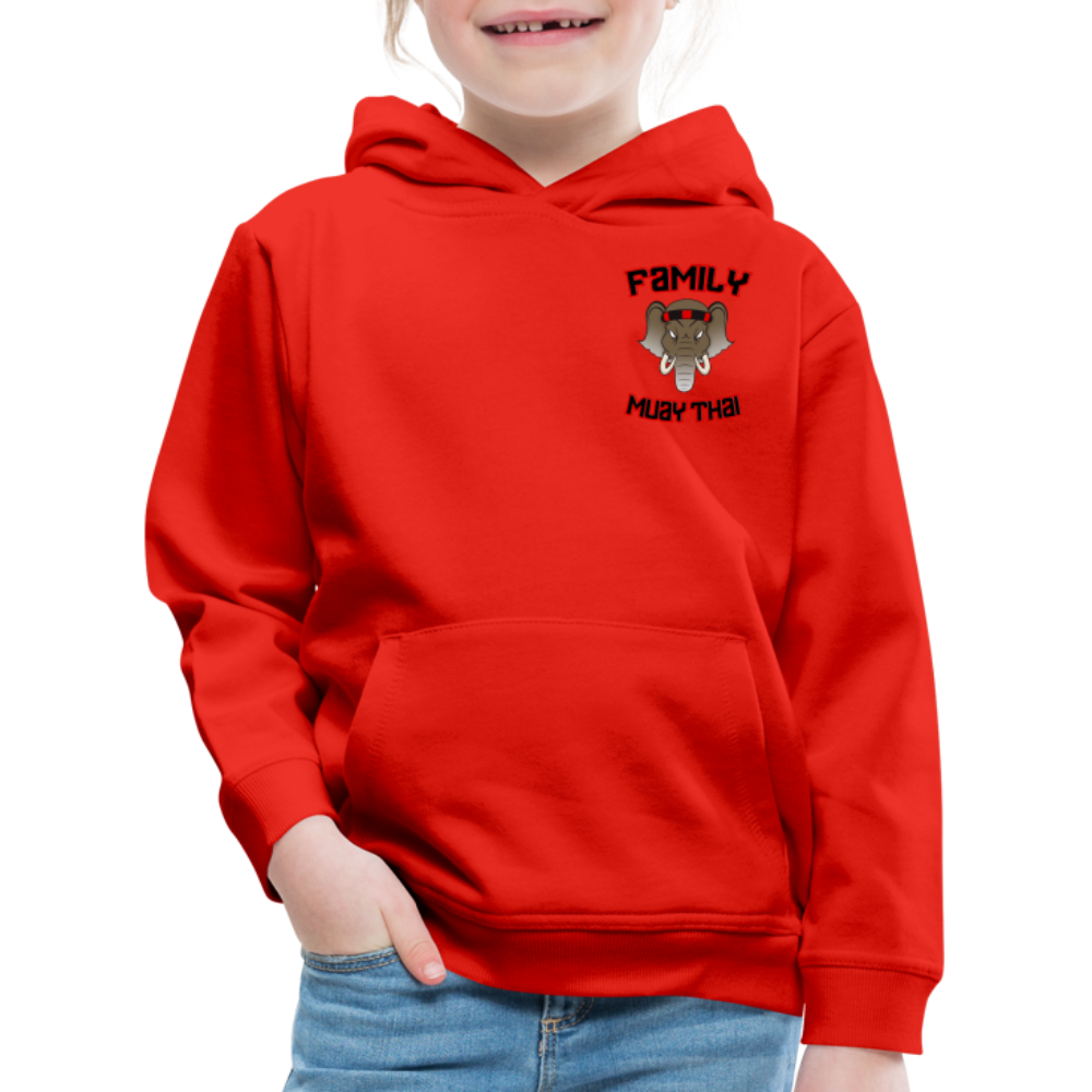 Pull à capuche Premium Enfant - rouge