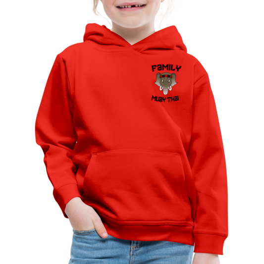 Pull à capuche Premium Enfant - rouge