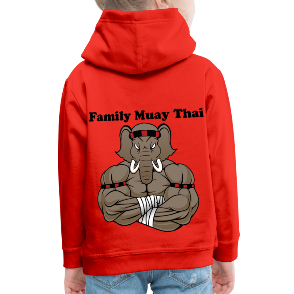 Pull à capuche Premium Enfant - rouge