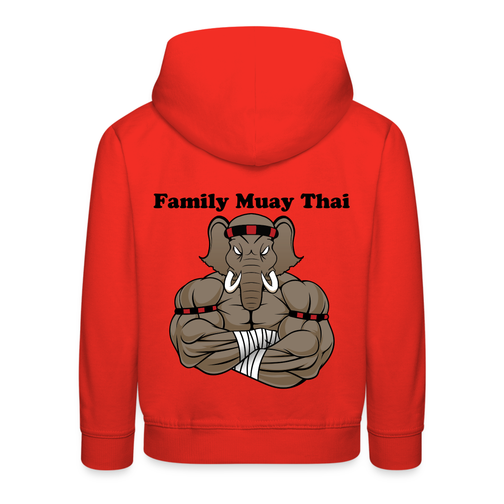 Pull à capuche Premium Enfant - rouge