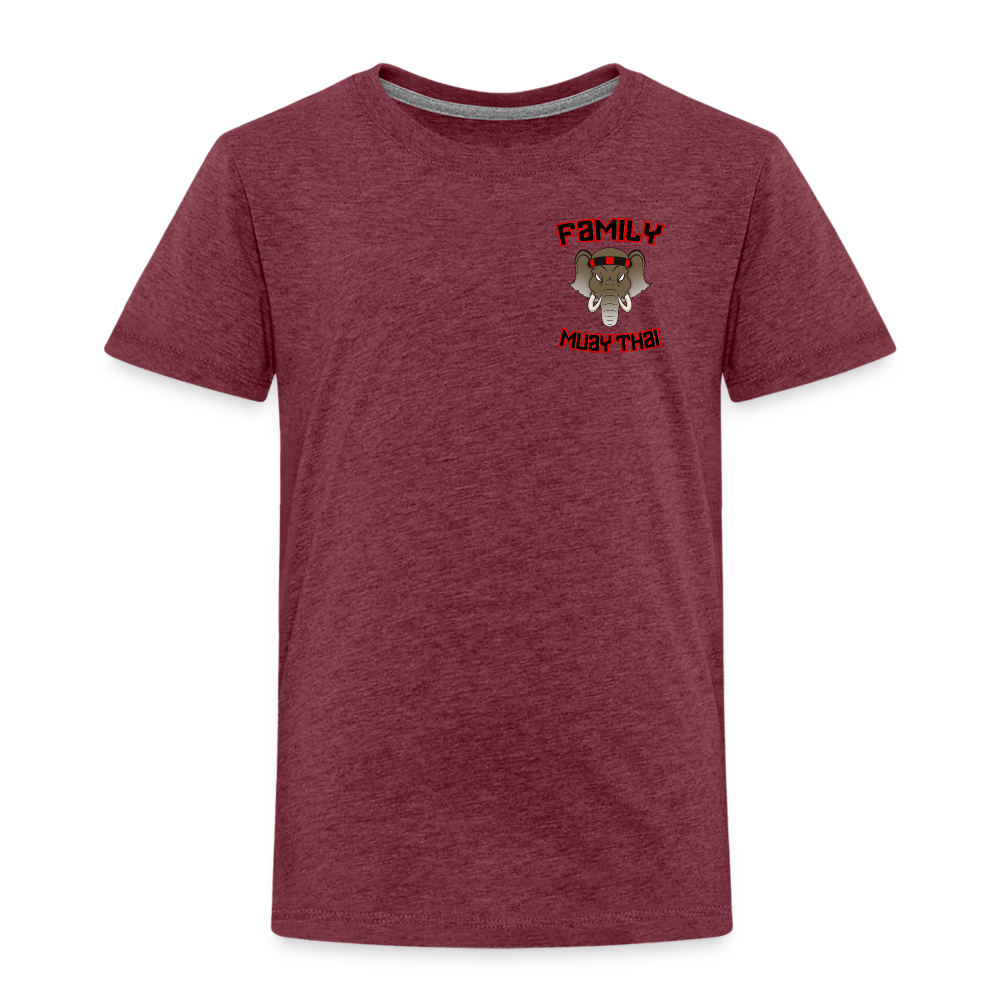 T-shirt Premium Enfant - rouge bordeaux chiné