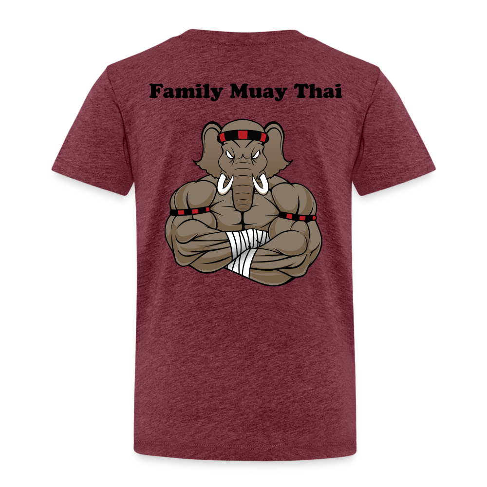 T-shirt Premium Enfant - rouge bordeaux chiné
