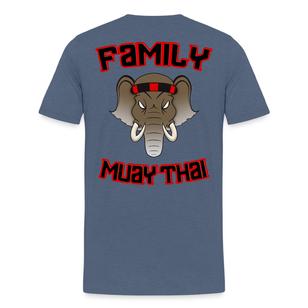 Men’s Premium T-Shirt - bleu chiné