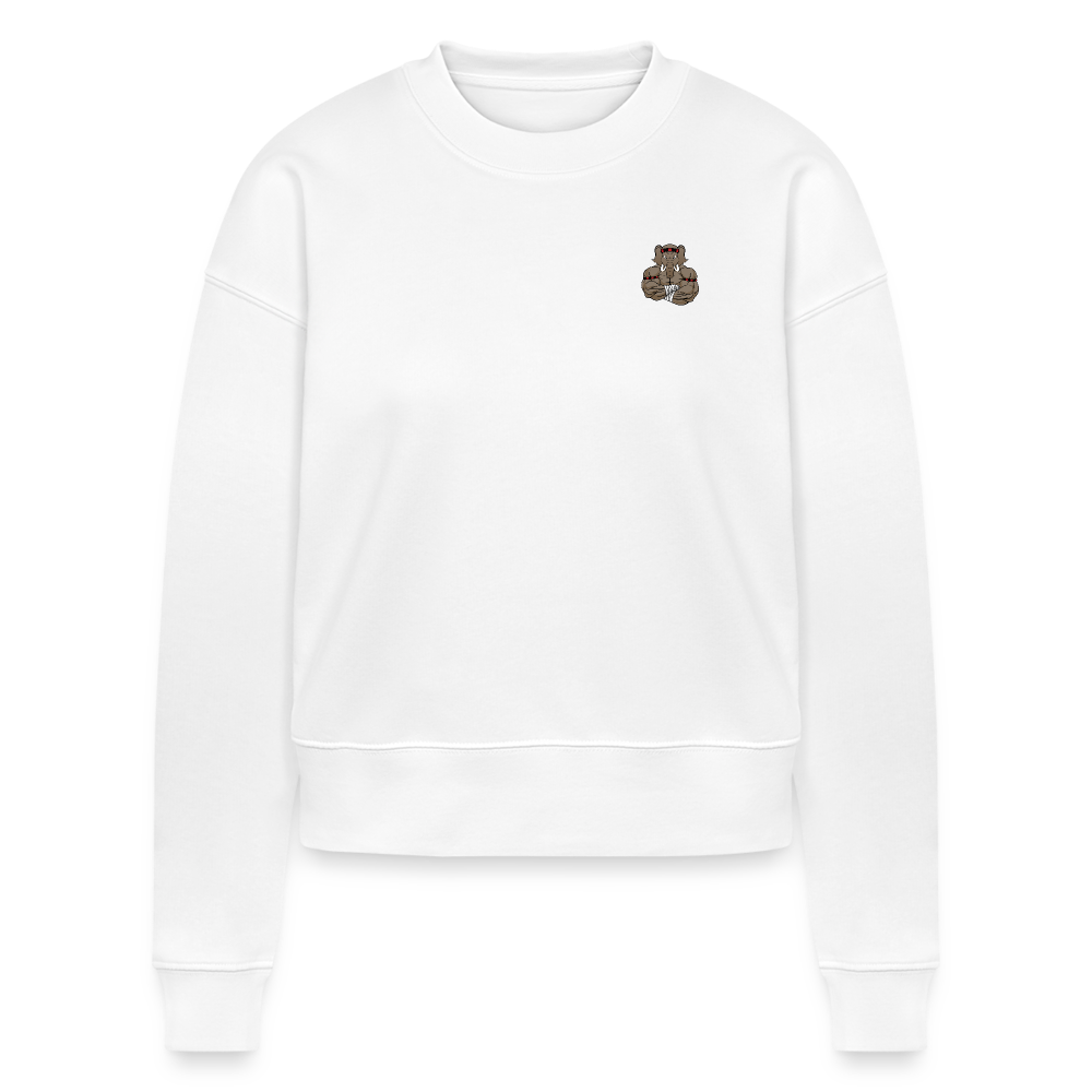 Sweat bio CROPSTER Stanley/Stella Femme - blanc