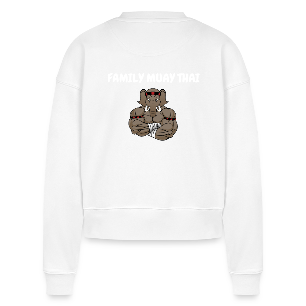 Sweat bio CROPSTER Stanley/Stella Femme - blanc