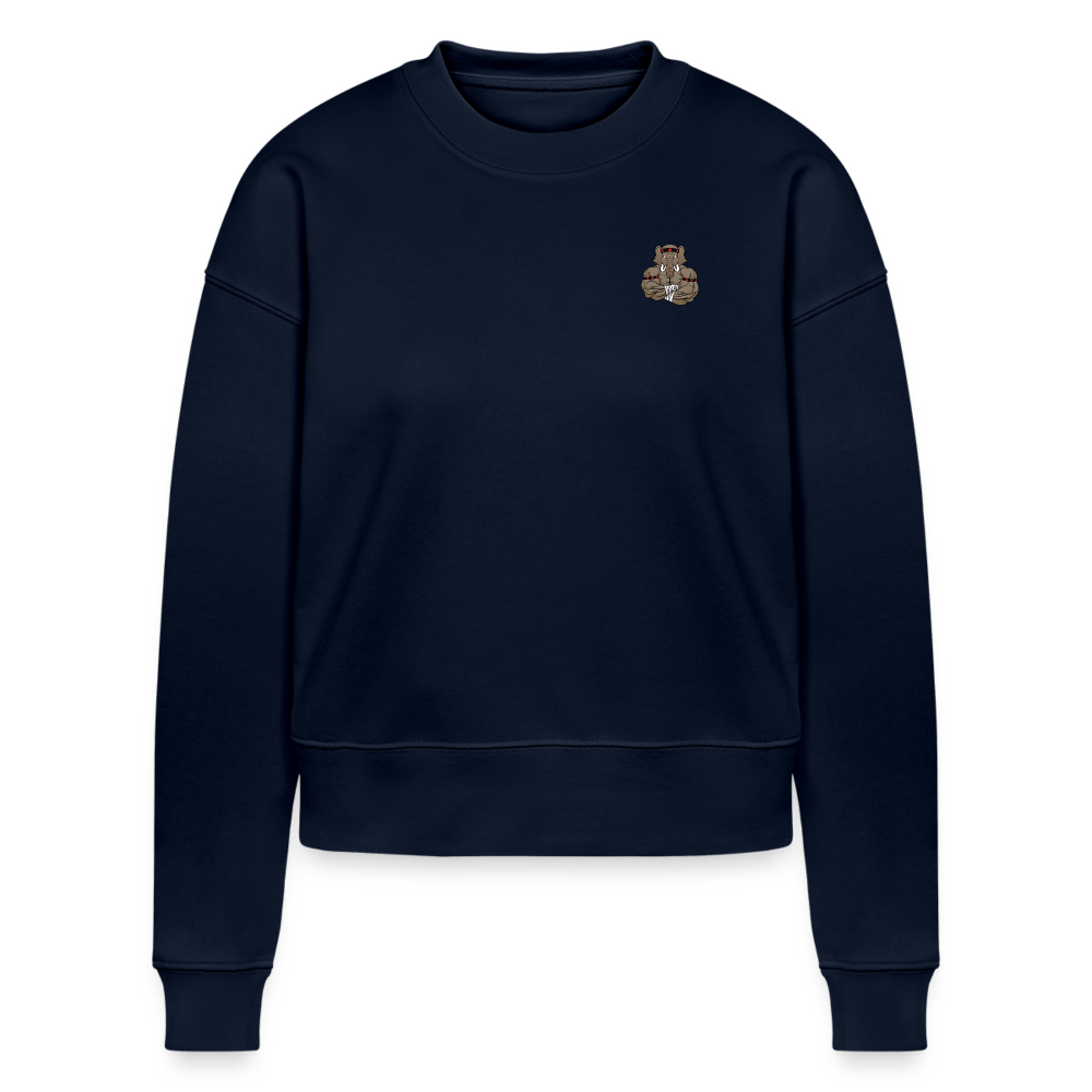 Sweat bio CROPSTER Stanley/Stella Femme - bleu marine