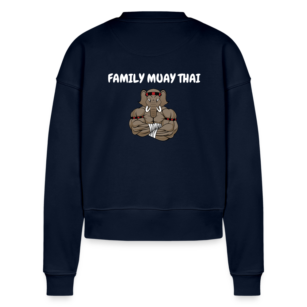 Sweat bio CROPSTER Stanley/Stella Femme - bleu marine