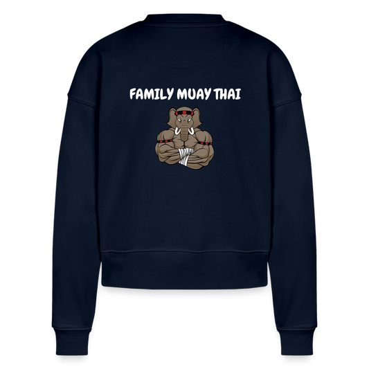 Sweat bio CROPSTER Stanley/Stella Femme - bleu marine