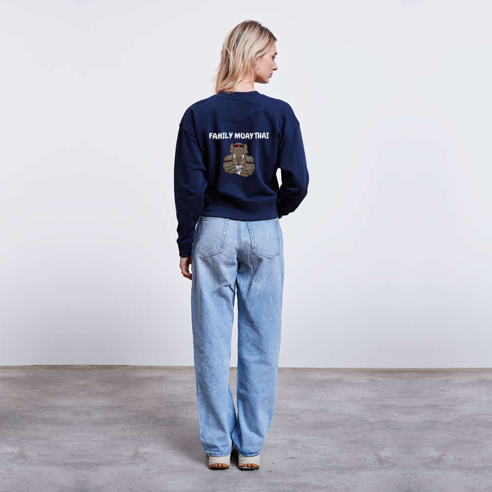 Sweat bio CROPSTER Stanley/Stella Femme - bleu marine