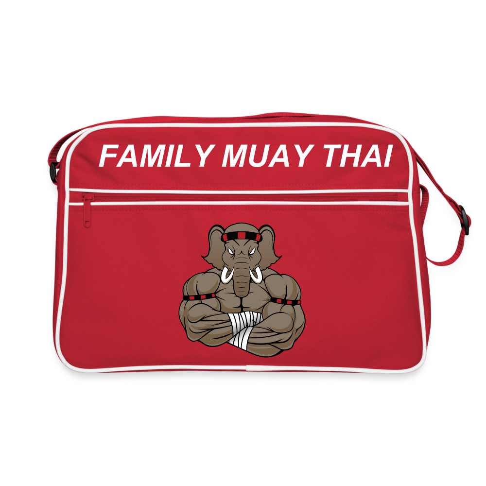 Sac Retro - rouge/blanc