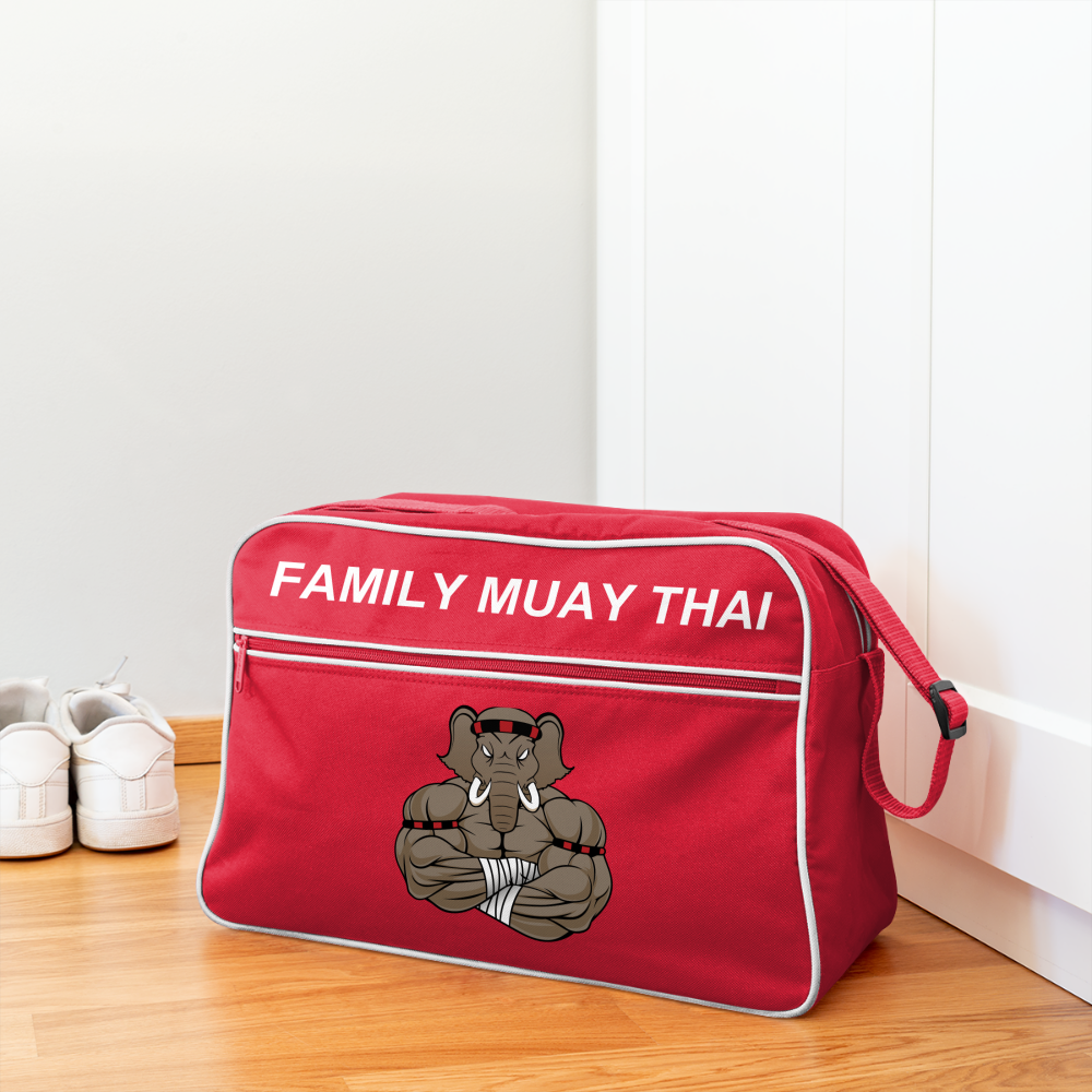 Sac Retro - rouge/blanc