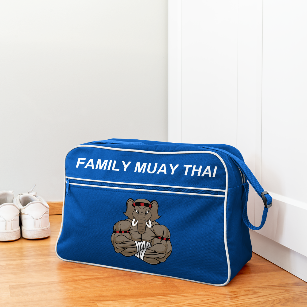 Sac Retro - bleu/blanc