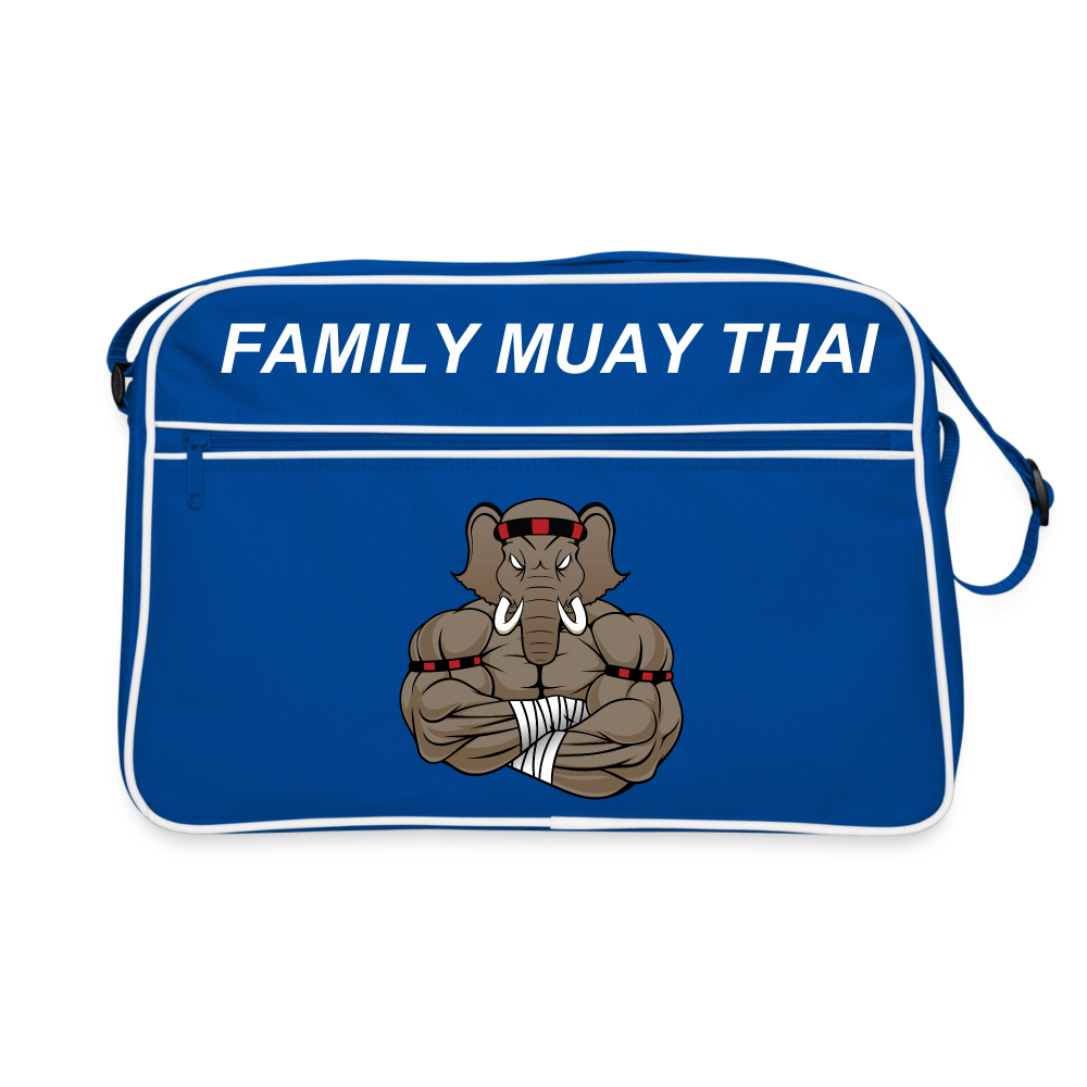 Sac Retro - bleu/blanc