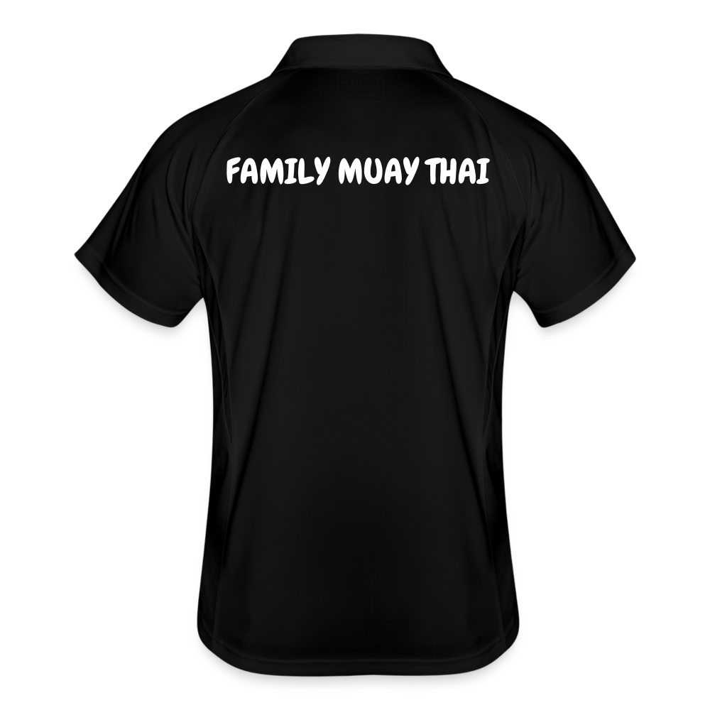 Polo respirant Homme - noir/blanc