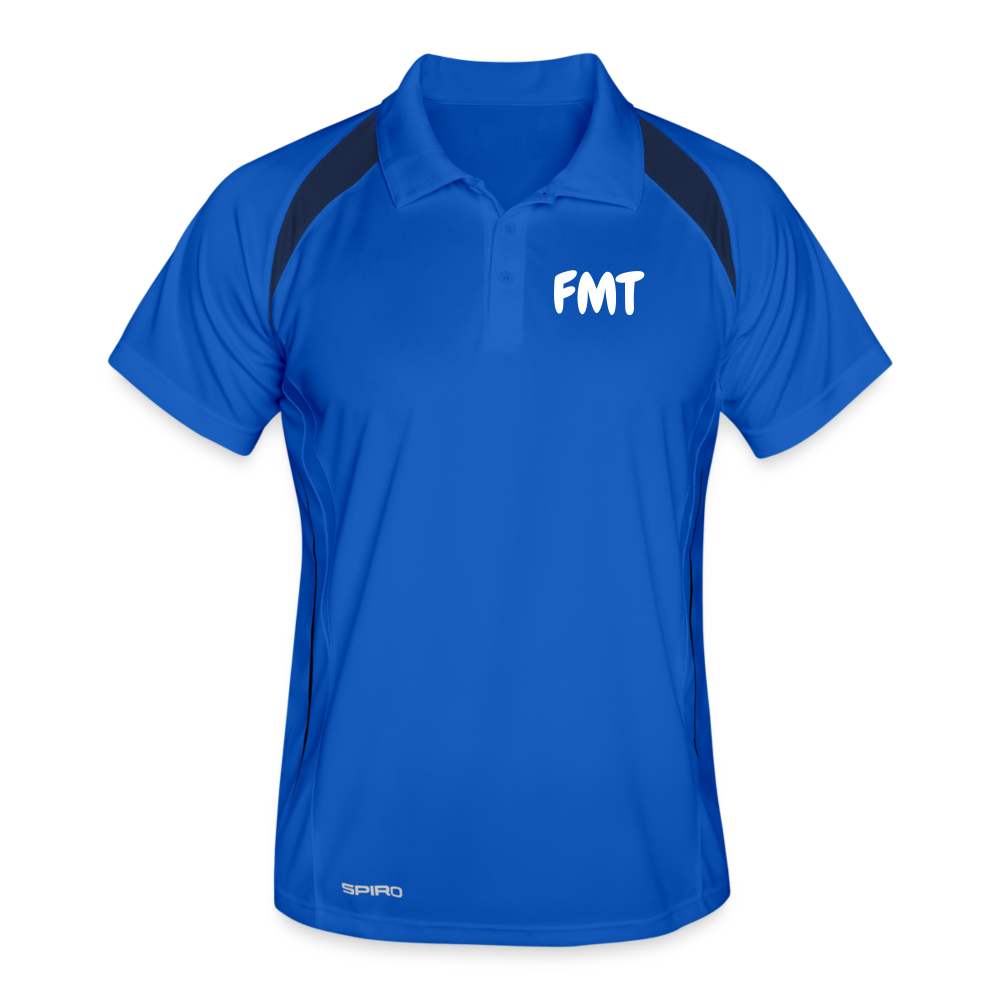 Polo respirant Homme - bleu roi/marine