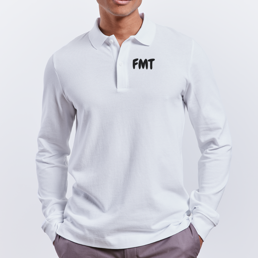 Polo à manches longues PREPSTER bio Stanley/Stella Unisexe - blanc