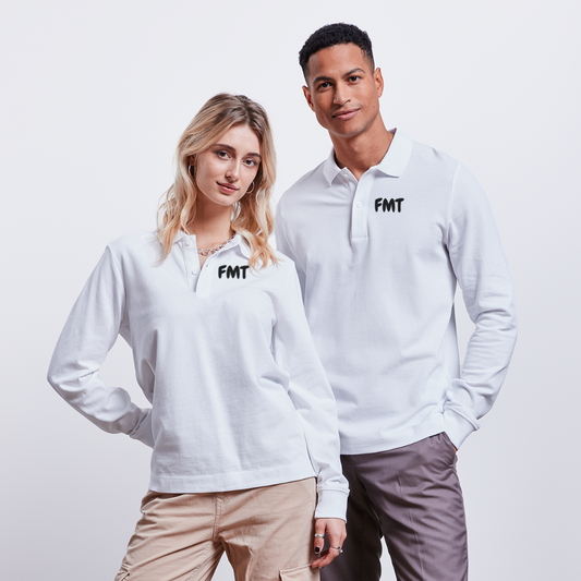 Polo à manches longues PREPSTER bio Stanley/Stella Unisexe - blanc