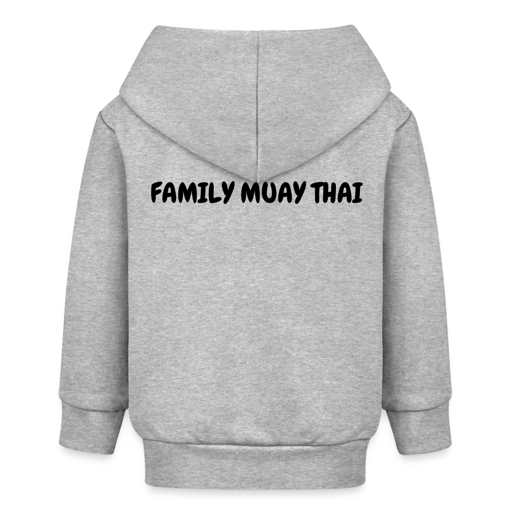 Veste à capuche bio CONNECTOR Stanley/Stella Bébé - gris chiné