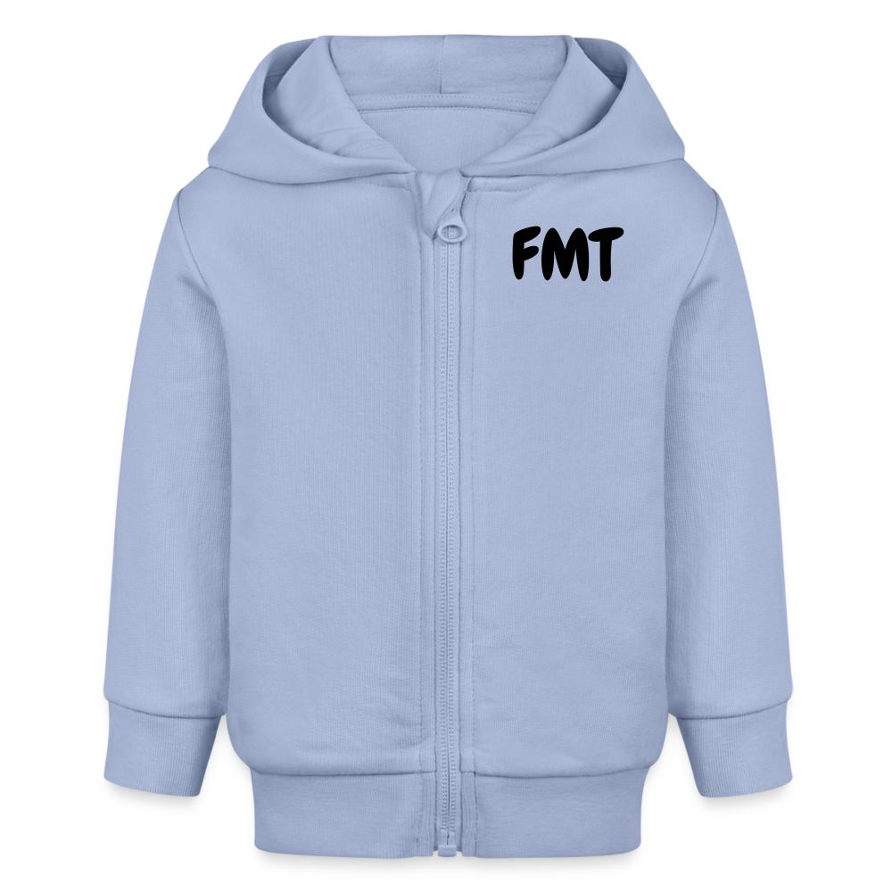 Veste à capuche bio CONNECTOR Stanley/Stella Bébé - ciel