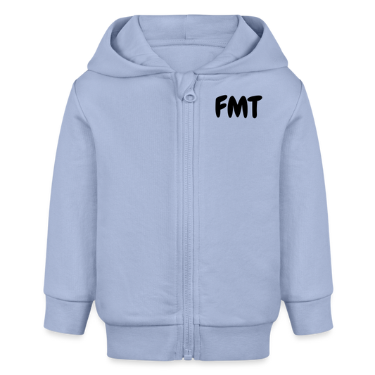 Veste à capuche bio CONNECTOR Stanley/Stella Bébé - ciel