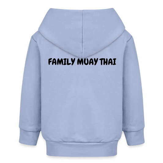 Veste à capuche bio CONNECTOR Stanley/Stella Bébé - ciel