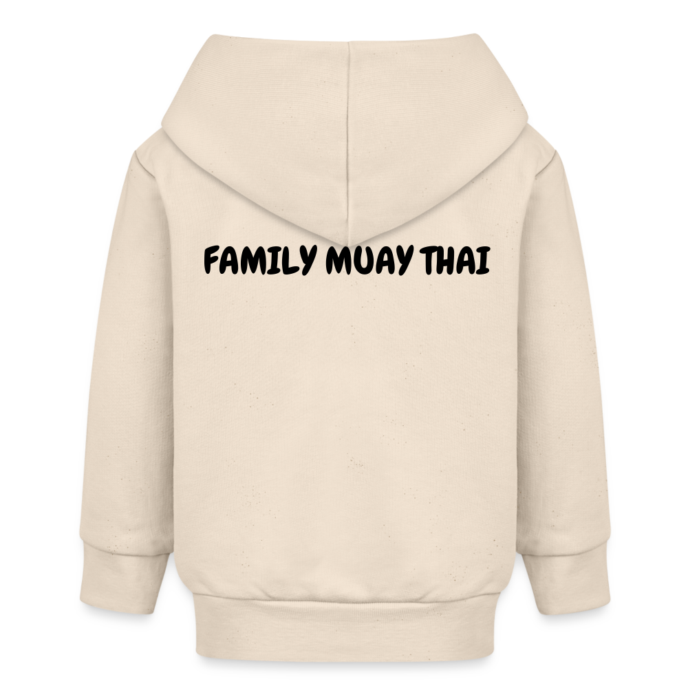 Veste à capuche bio CONNECTOR Stanley/Stella Bébé - blanc cassé