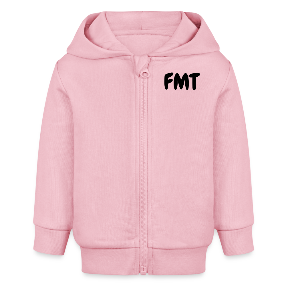 Veste à capuche bio CONNECTOR Stanley/Stella Bébé - rose pâle