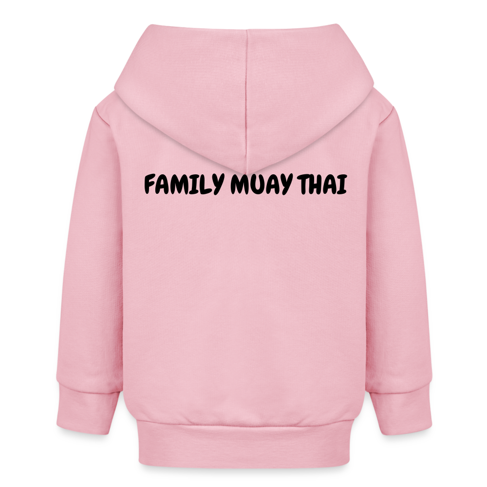 Veste à capuche bio CONNECTOR Stanley/Stella Bébé - rose pâle